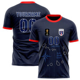Cape Verde FIFA 2026 World Cup Home Soccer Jersey Style – With Custom Name and Number
