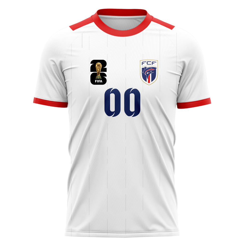 Cape Verde FIFA 2026 World Cup Away Soccer Jersey Style – With Custom Name and Number