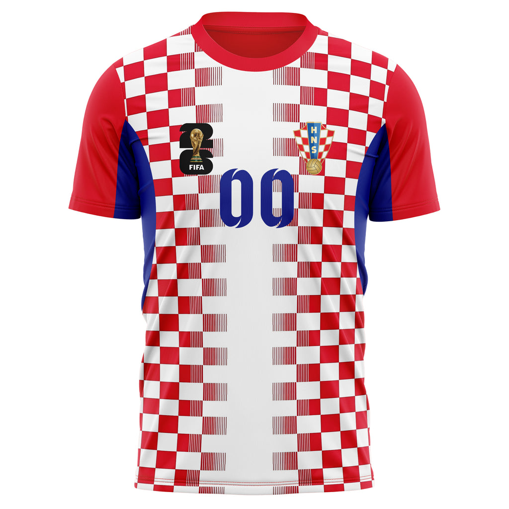 Croatia FIFA 2026 World Cup Home Soccer Jersey Style – With Custom Name and Number