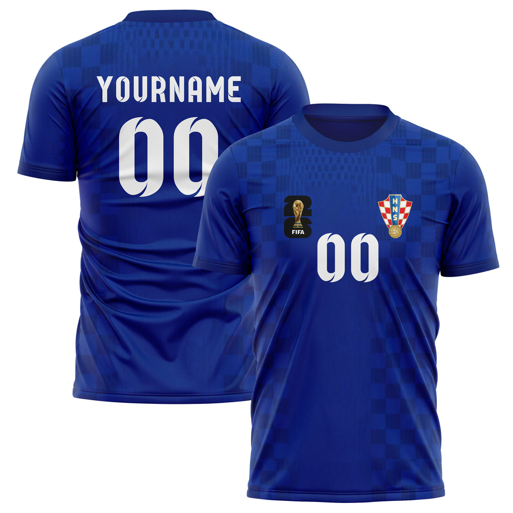 Croatia FIFA 2026 World Cup Away Soccer Jersey Style – With Custom Name and Number