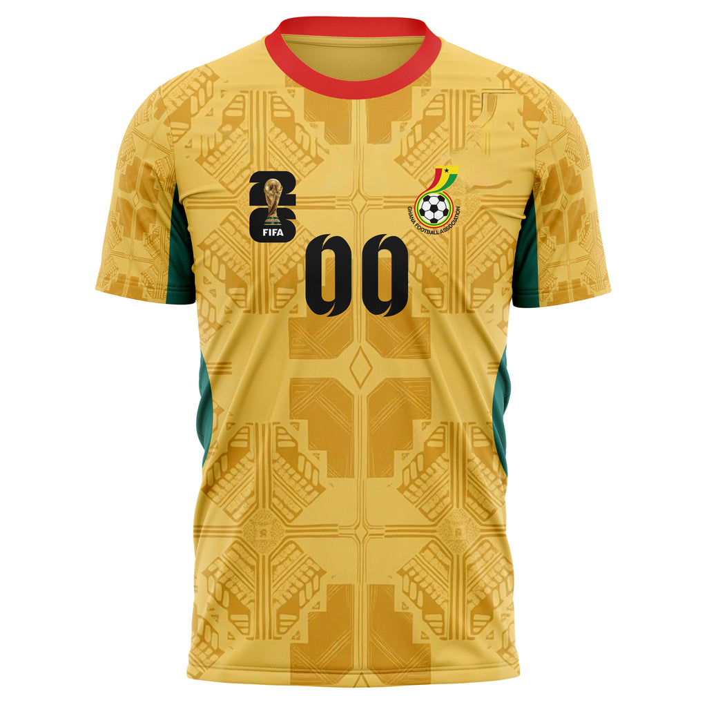 Ghana FIFA 2026 World Cup Away Soccer Jersey Style – With Custom Name and Number