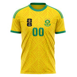 South Africa FIFA 2026 World Cup Home Soccer Jersey Style – With Custom Name and Number