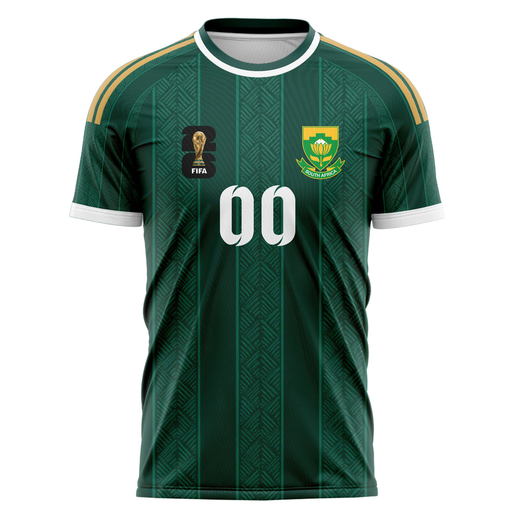 South Africa FIFA 2026 World Cup Away Soccer Jersey Style – With Custom Name and Number