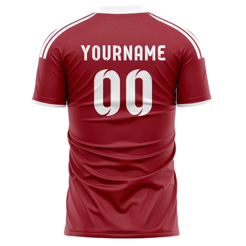 Qatar FIFA 2026 World Cup Home Soccer Jersey Style – With Custom Name and Number