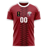 Qatar FIFA 2026 World Cup Home Soccer Jersey Style – With Custom Name and Number