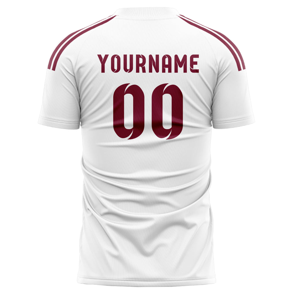 Qatar FIFA 2026 World Cup Away Soccer Jersey Style – With Custom Name and Number