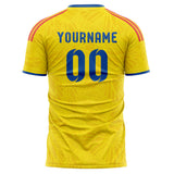 Colombia FIFA 2026 World Cup Home Soccer Jersey Style – With Custom Name and Number