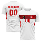 Turkey FIFA 2026 World Cup Home Soccer Jersey Style – With Custom Name and Number