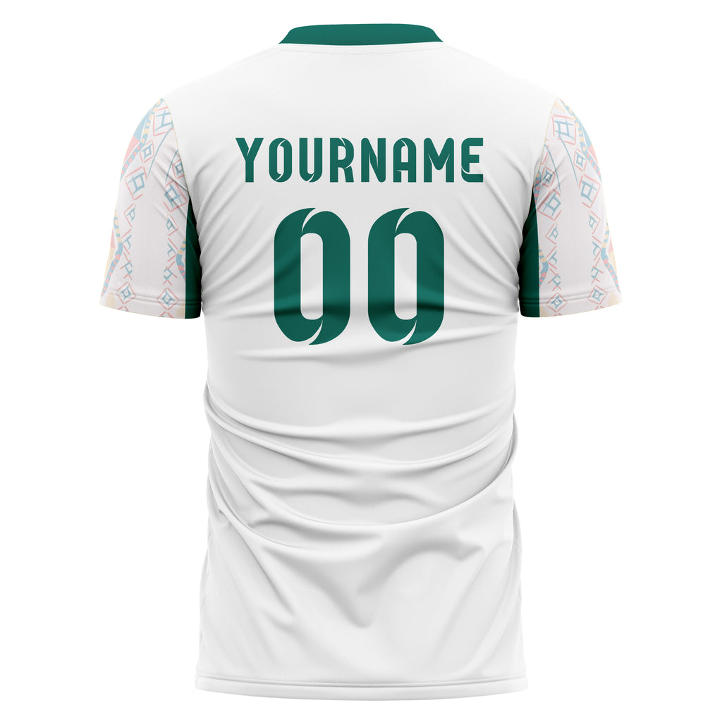 Senegal FIFA 2026 World Cup Home Soccer Jersey Style – With Custom Name and Number