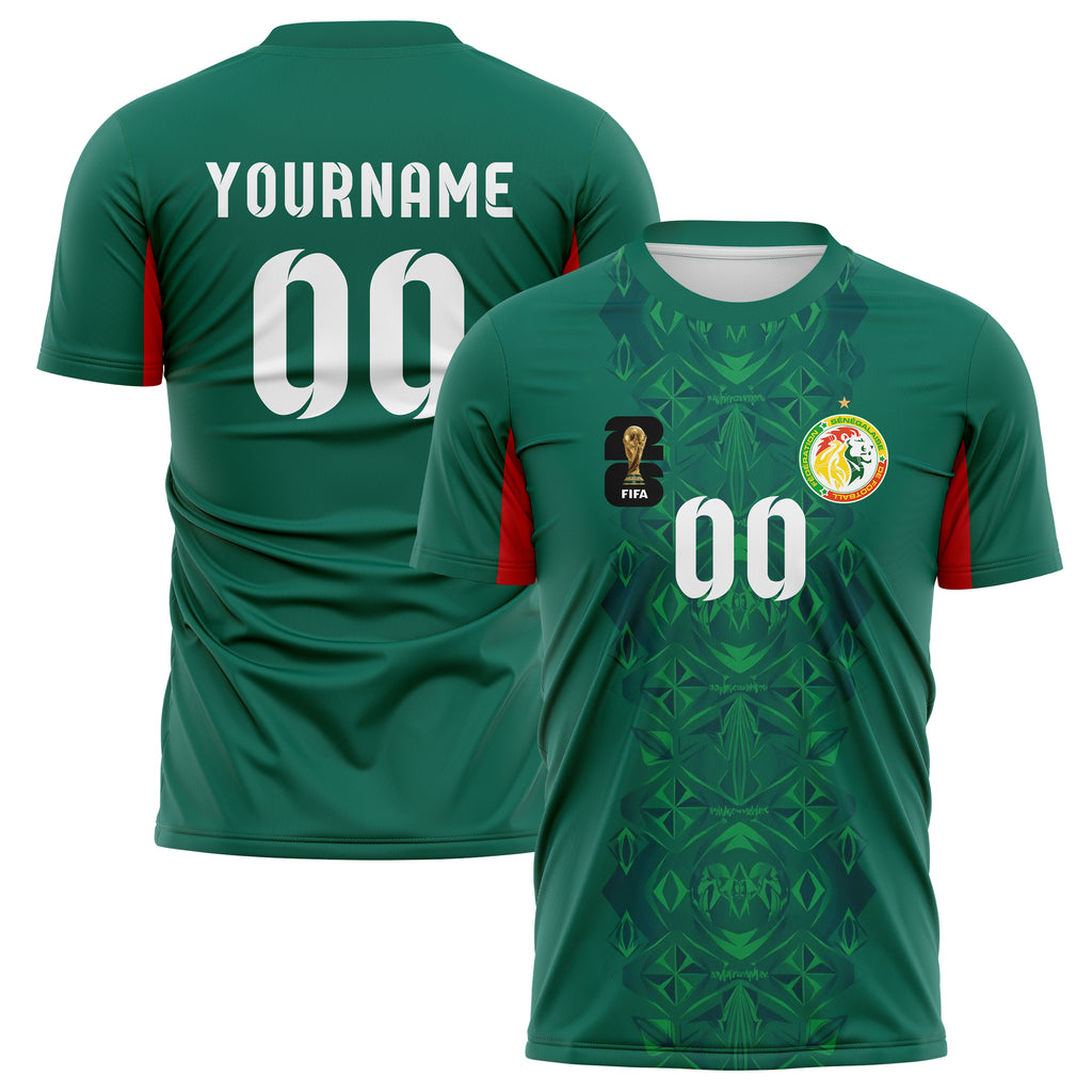 Senegal FIFA 2026 World Cup Away Soccer Jersey Style – With Custom Name and Number