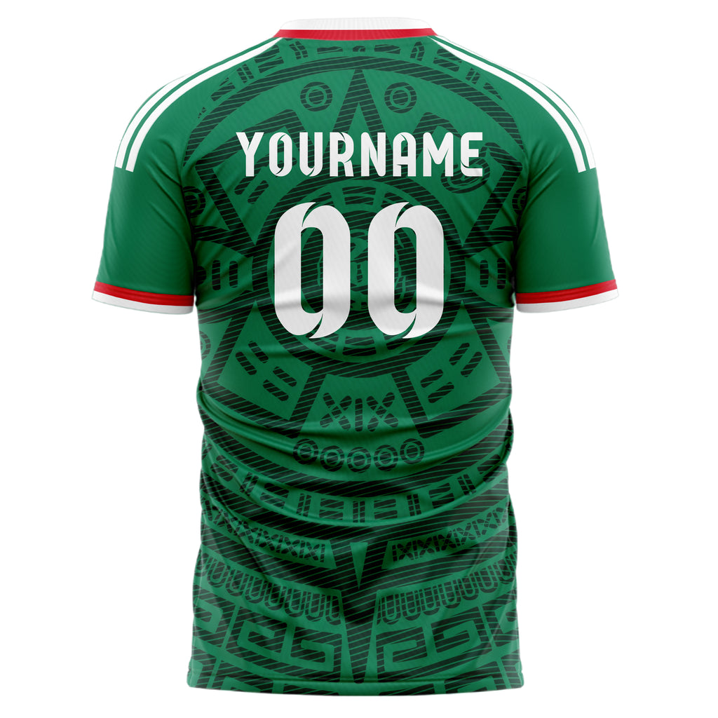 Mexico FIFA 2026 World Cup Home Soccer Jersey Style – With Custom Name and Number
