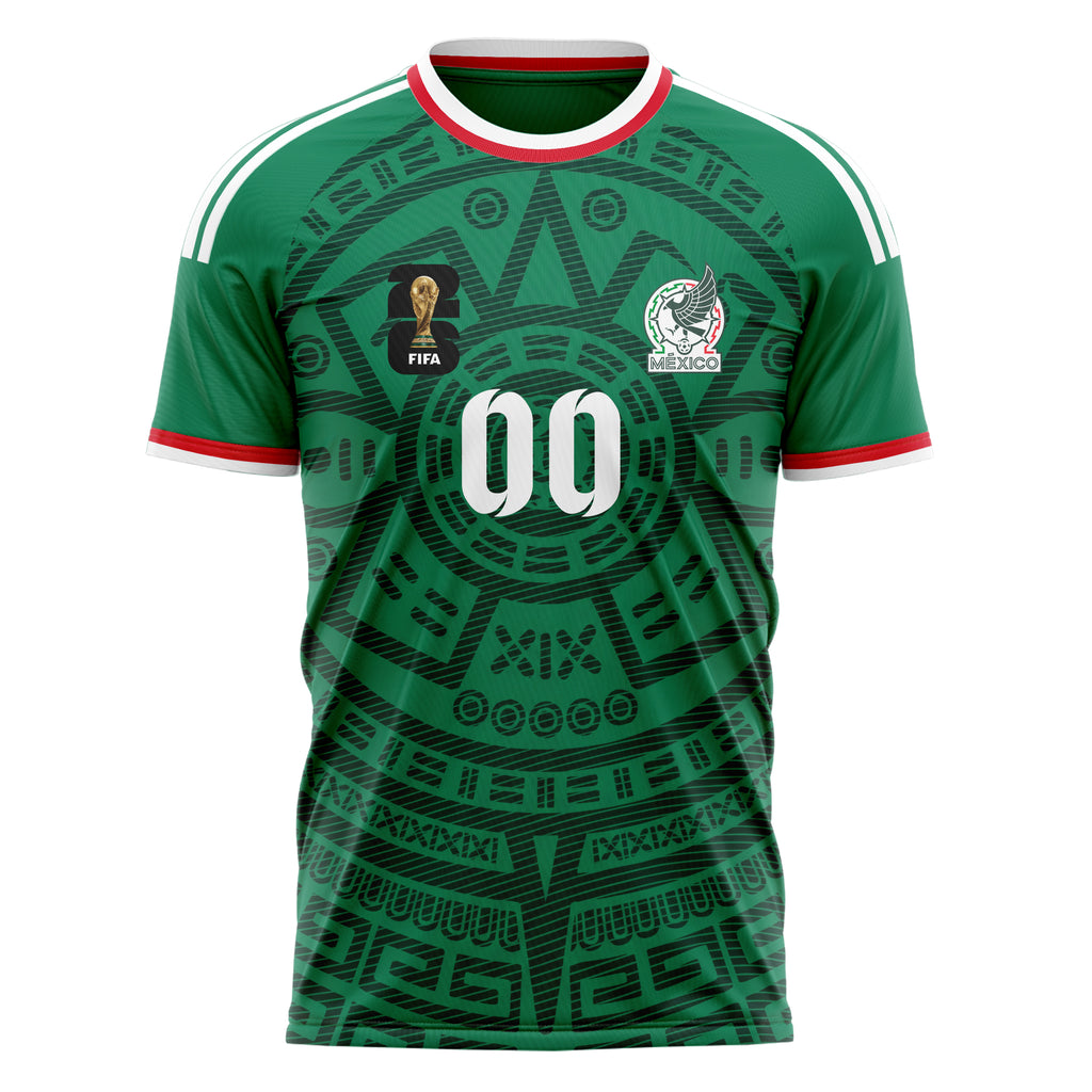 Mexico FIFA 2026 World Cup Home Soccer Jersey Style – With Custom Name and Number
