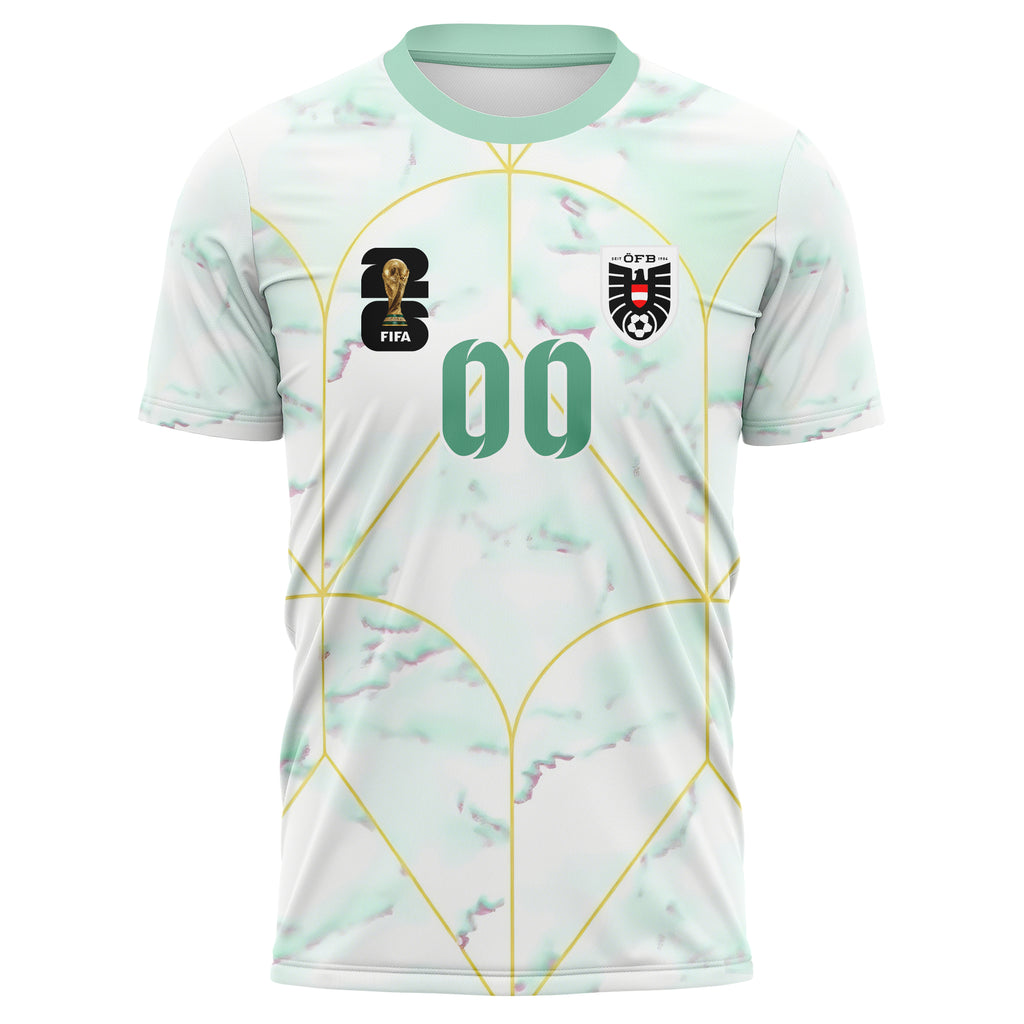 Austria FIFA 2026 World Cup Away Soccer Jersey Style – With Custom Name and Number