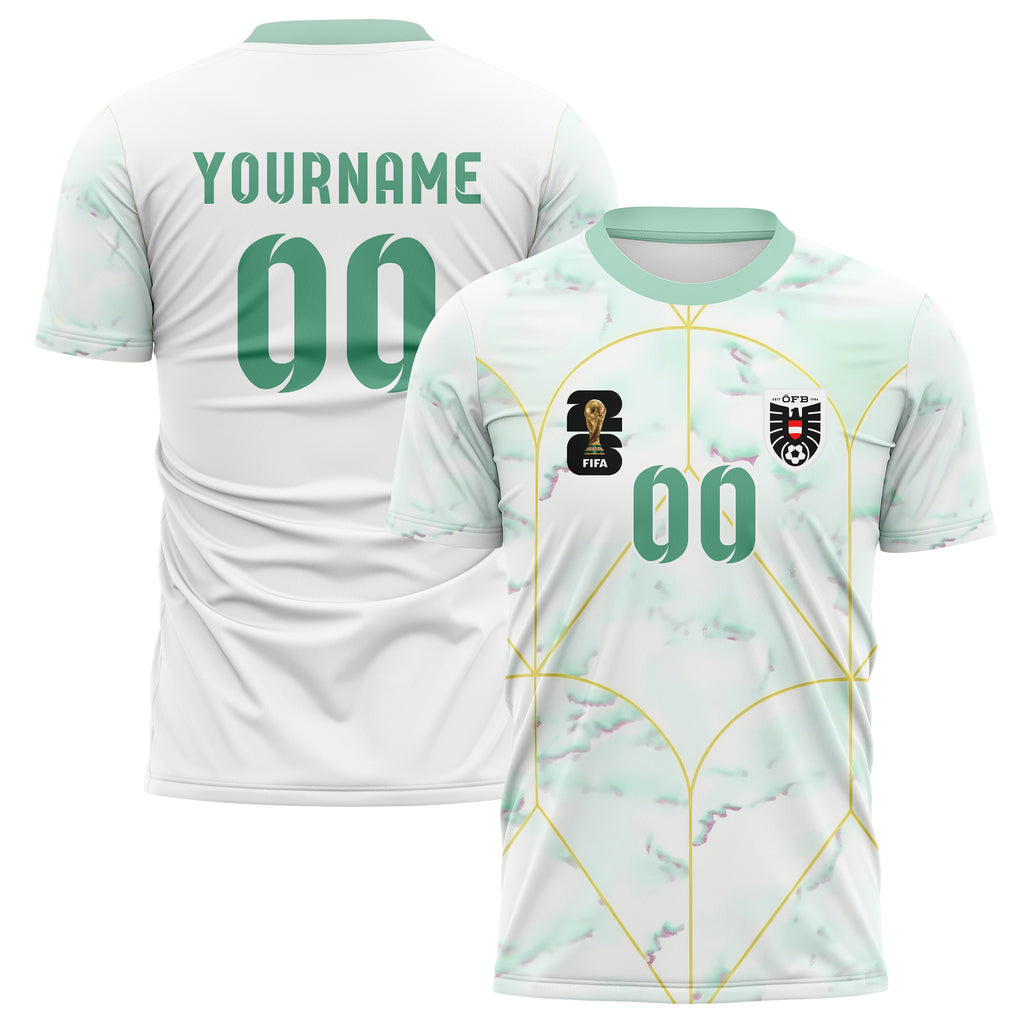 Austria FIFA 2026 World Cup Away Soccer Jersey Style – With Custom Name and Number