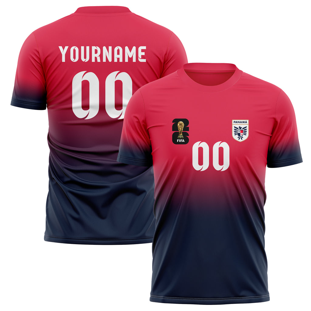 Panama FIFA 2026 World Cup Home Soccer Jersey Style – With Custom Name and Number