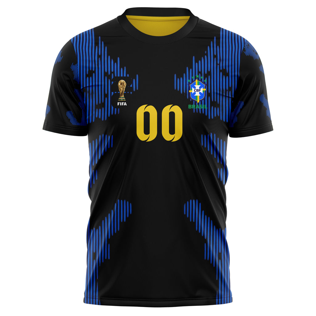 Brazil FIFA 2026 World Cup Away Soccer Jersey Style – With Custom Name and Number