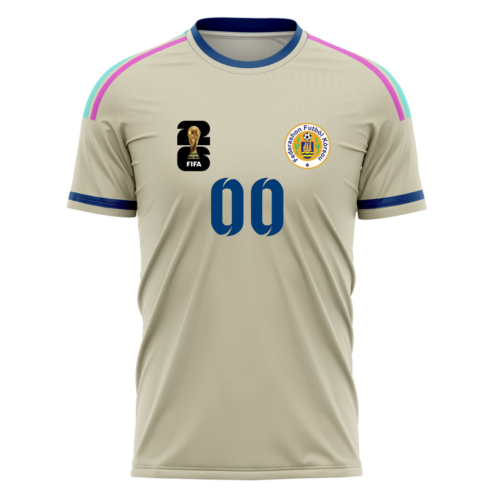 Curaçao FIFA 2026 World Cup Home Soccer Jersey Style – With Custom Name and Number