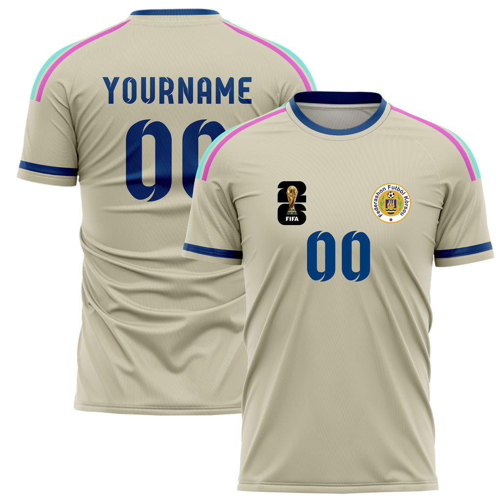 Curaçao FIFA 2026 World Cup Home Soccer Jersey Style – With Custom Name and Number