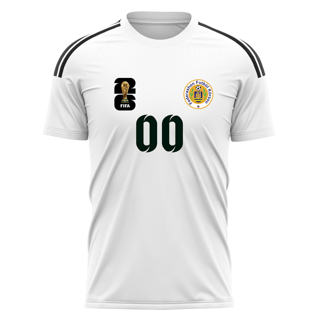 Curaçao FIFA 2026 World Cup Away Soccer Jersey Style – With Custom Name and Number