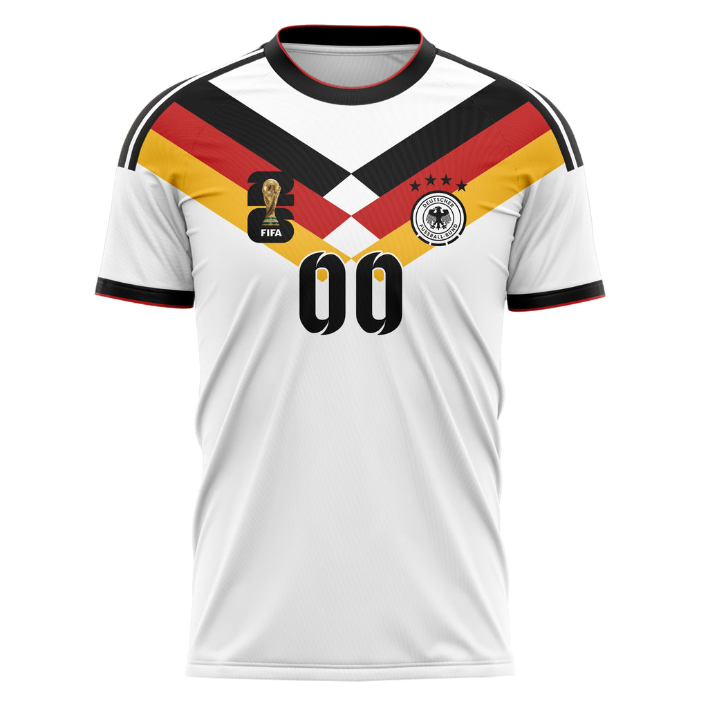 Germany FIFA 2026 World Cup Home Soccer Jersey Style – With Custom Name and Number