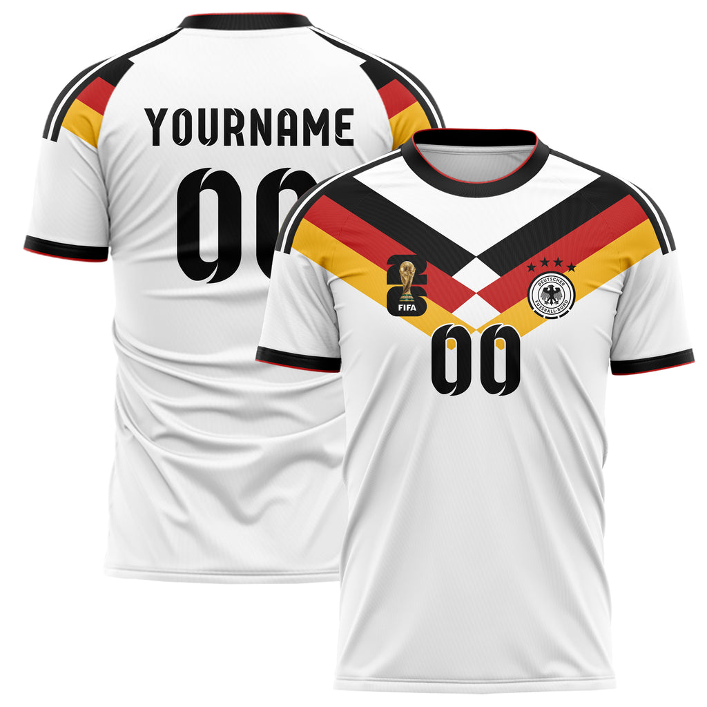 Germany FIFA 2026 World Cup Home Soccer Jersey Style – With Custom Name and Number