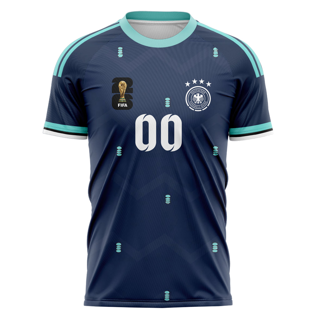 Germany FIFA 2026 World Cup Away Soccer Jersey Style – With Custom Name and Number