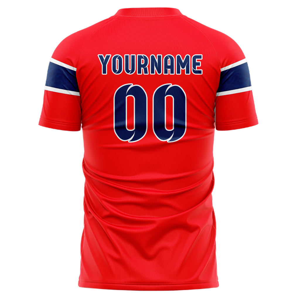 Norway FIFA 2026 World Cup Home Soccer Jersey Style – With Custom Name and Number
