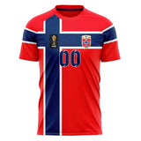 Norway FIFA 2026 World Cup Home Soccer Jersey Style – With Custom Name and Number