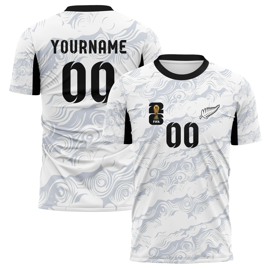 New Zealand FIFA 2026 World Cup Home Soccer Jersey Style – With Custom Name and Number