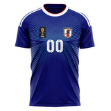 Japan FIFA 2026 World Cup Home Soccer Jersey Style – With Custom Name and Number
