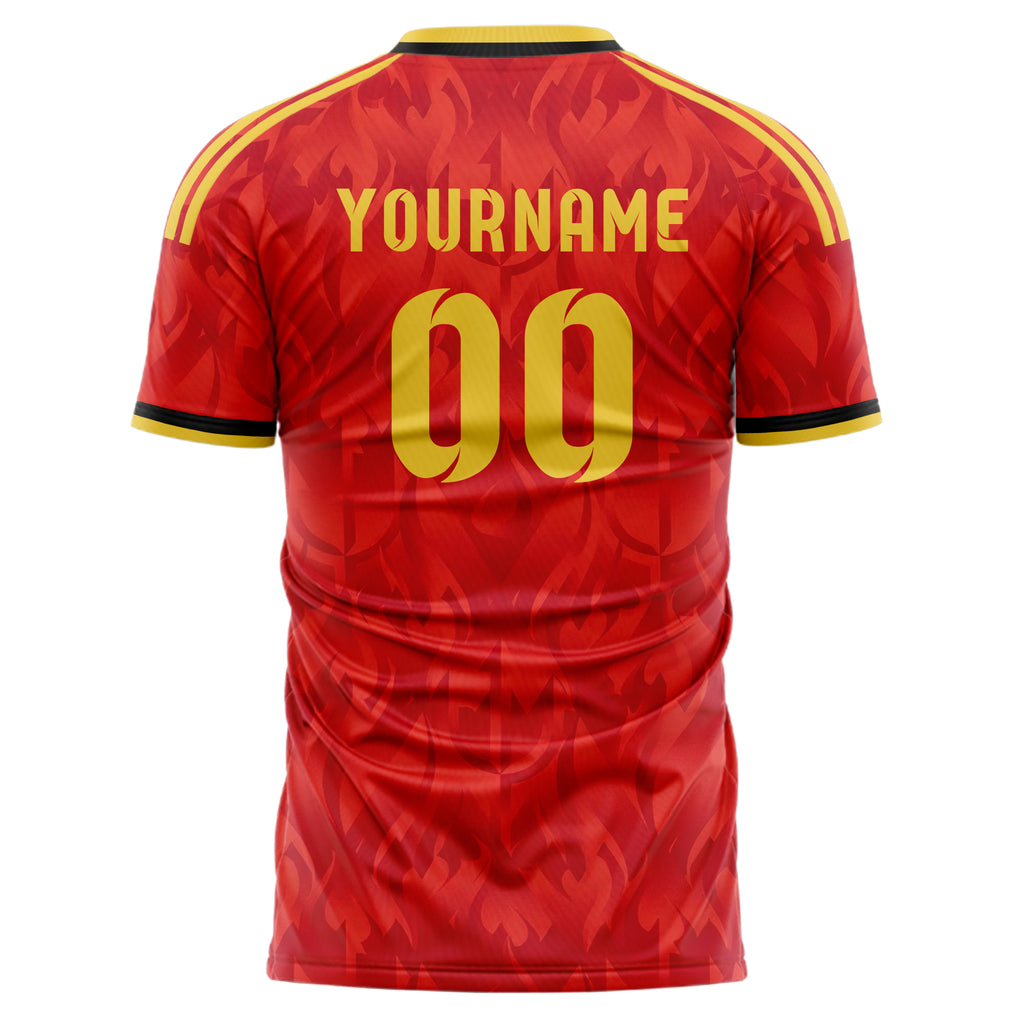 Belgium FIFA 2026 World Cup Home Soccer Jersey Style – With Custom Name and Number