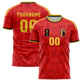 Belgium FIFA 2026 World Cup Home Soccer Jersey Style – With Custom Name and Number