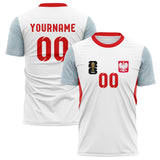 Poland FIFA 2026 World Cup Home Soccer Jersey Style – With Custom Name and Number