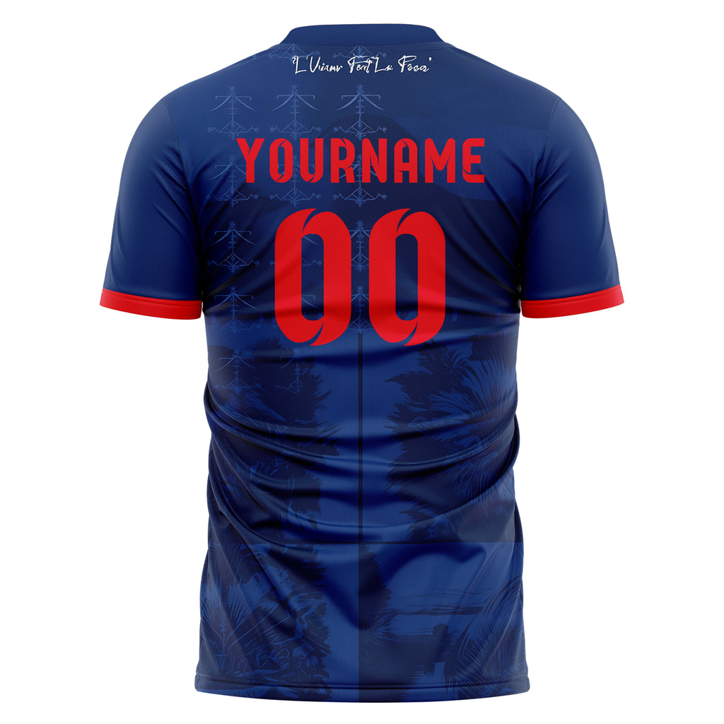 Haiti FIFA 2026 World Cup Home Soccer Jersey Style – With Custom Name and Number