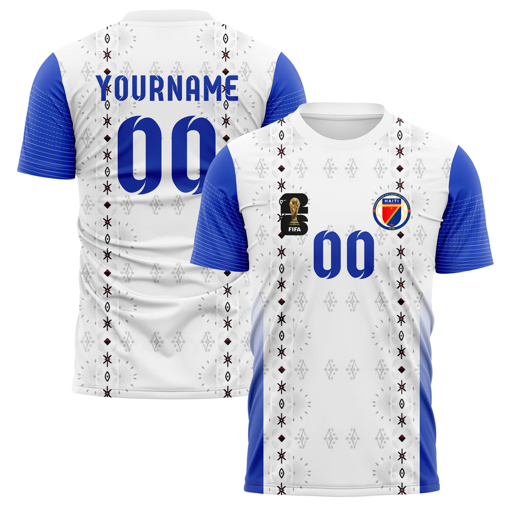 Haiti FIFA 2026 World Cup Away Soccer Jersey Style – With Custom Name and Number