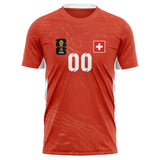 Switzerland FIFA 2026 World Cup Home Soccer Jersey Style – With Custom Name and Number