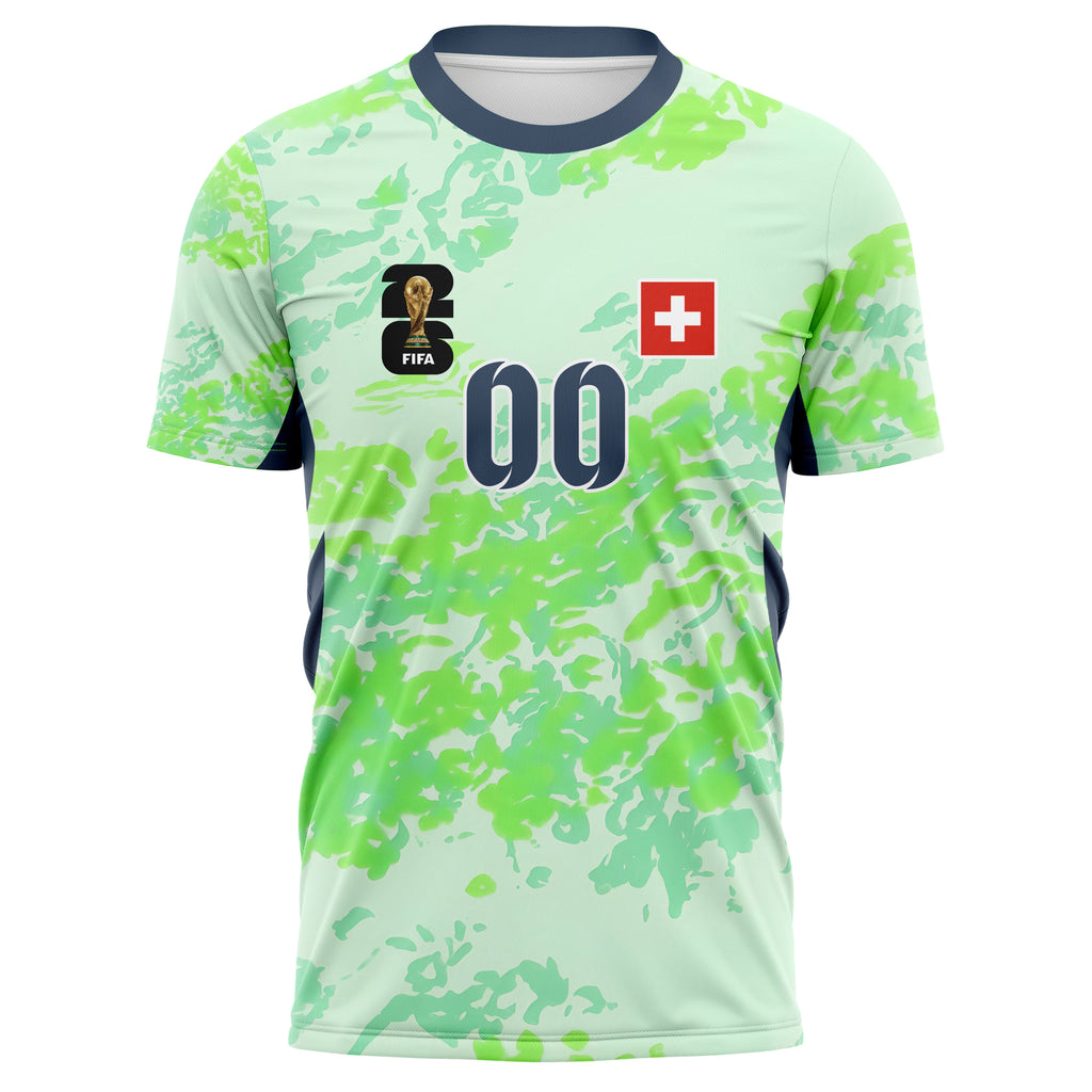 Switzerland FIFA 2026 World Cup Away Soccer Jersey Style – With Custom Name and Number