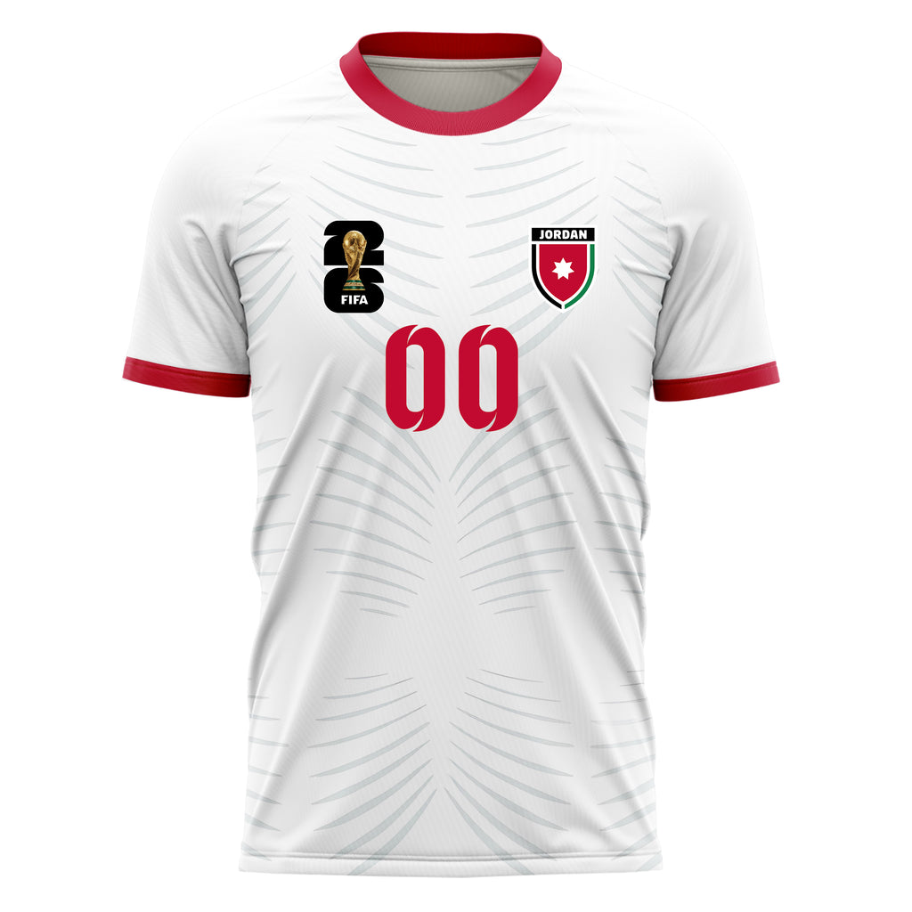 Jordan FIFA 2026 World Cup Home Soccer Jersey Style – With Custom Name and Number