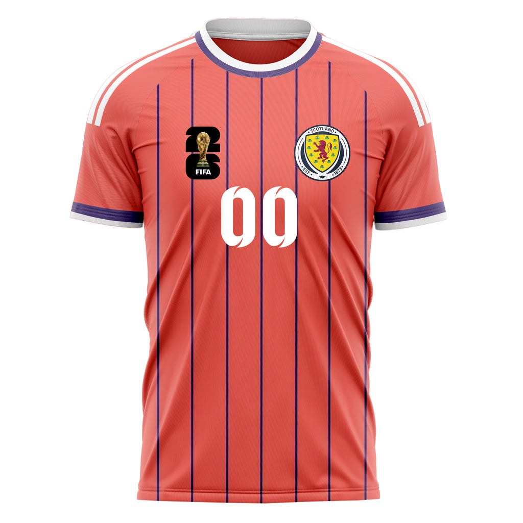 Scotland FIFA 2026 World Cup Away Soccer Jersey Style – With Custom Name and Number