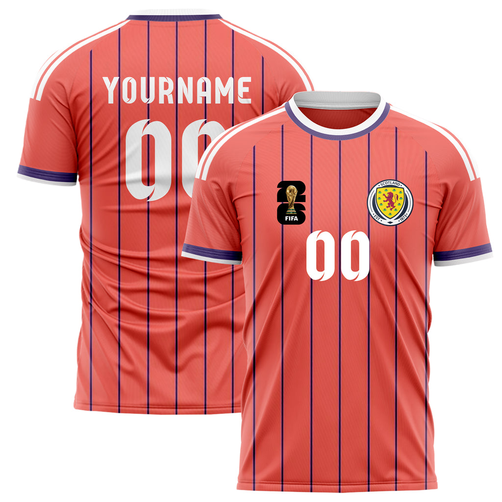 Scotland FIFA 2026 World Cup Away Soccer Jersey Style – With Custom Name and Number