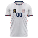 England FIFA 2026 World Cup Home Soccer Jersey Style – With Custom Name and Number