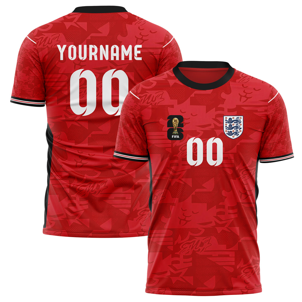 England FIFA 2026 World Cup Away Soccer Jersey Style – With Custom Name and Number