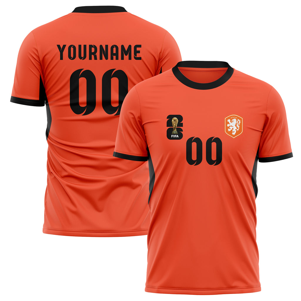 Netherlands FIFA 2026 World Cup Home Soccer Jersey Style – With Custom Name and Number