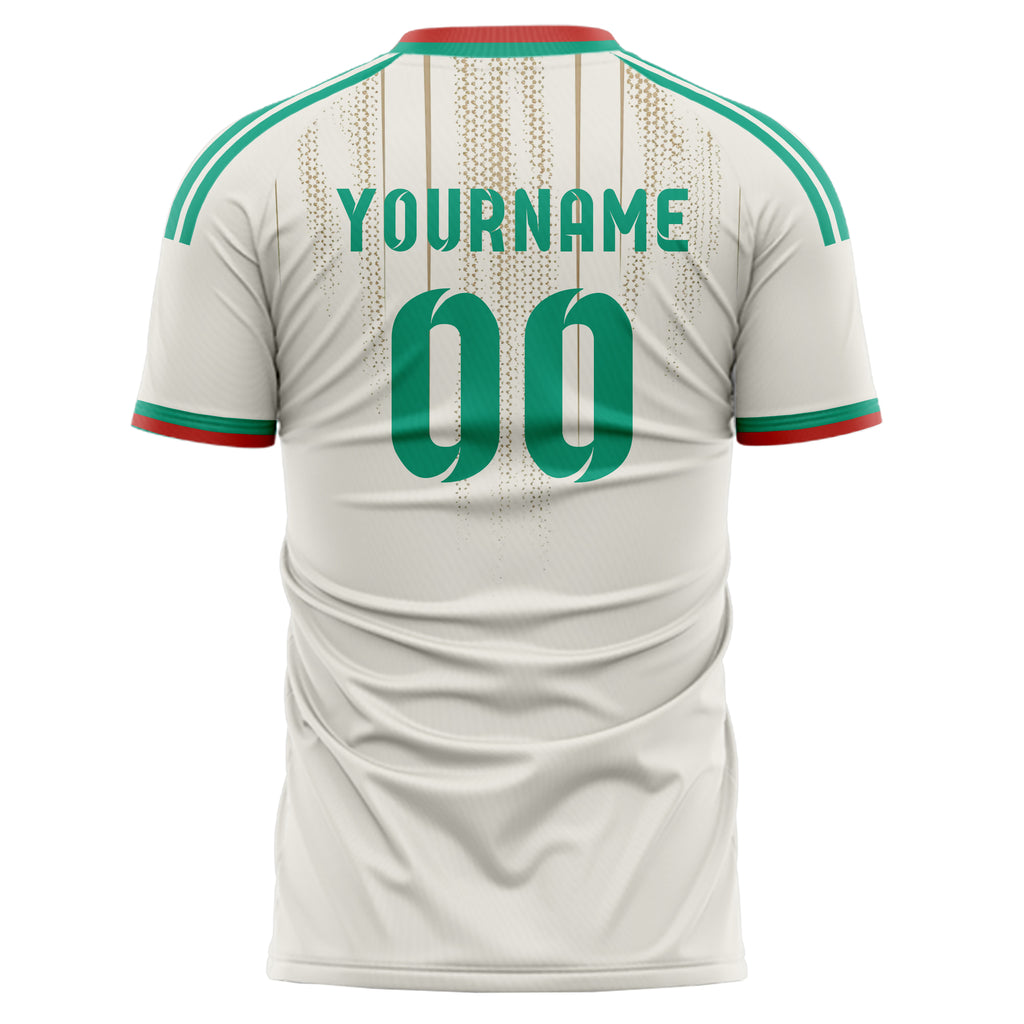 Algeria FIFA 2026 World Cup Home Soccer Jersey Style – With Custom Name and Number