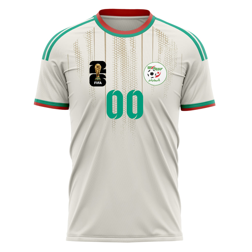 Algeria FIFA 2026 World Cup Home Soccer Jersey Style – With Custom Name and Number
