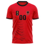 Albania FIFA 2026 World Cup Home Soccer Jersey Style – With Custom Name and Number