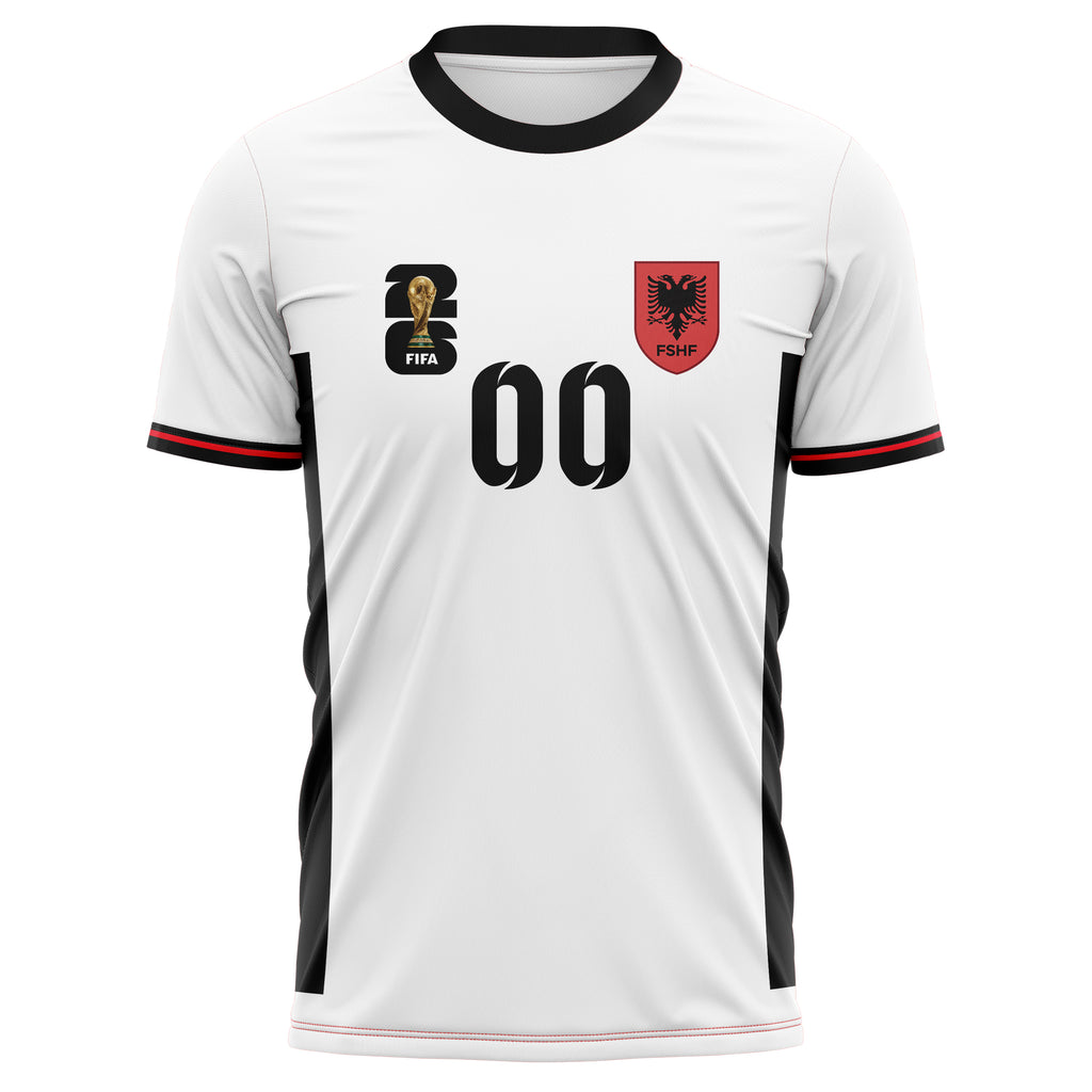 Albania FIFA 2026 World Cup Away Soccer Jersey Style – With Custom Name and Number