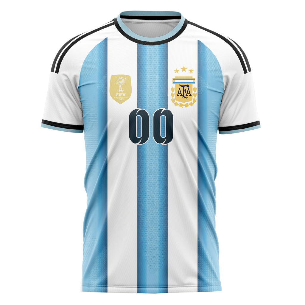 Argentina FIFA 2026 World Cup Home Soccer Jersey Style – With Custom Name and Number