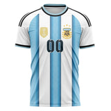 Argentina FIFA 2026 World Cup Home Soccer Jersey Style – With Custom Name and Number