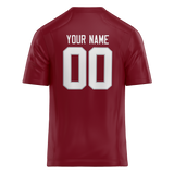 Custom Black & Maroon Colors Design Sports Football Jersey FT01AC020108